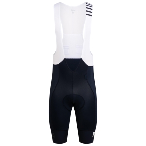 Calção Rapha Pro Team Bib II Long Masculino Azul Marinho Branco | SLUIB3618