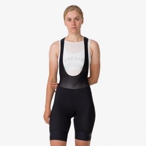 Calção Rapha Pro Team Cycling Bib Feminino Pretas Pretas | RQDVK9836