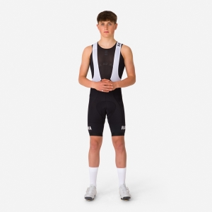 Calção Rapha Pro Team Treino Bib Masculino Pretas Branco | BRIAP6130