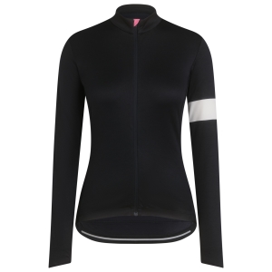 Camisas Rapha Classicos Long Sleeve Feminino Pretas Branco | ADGXP9801