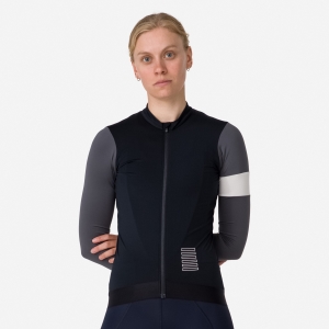 Camisas Rapha Pro Team Long Sleeve Treino Feminino Pretas Cinzentas Escuro | FXGSK2974