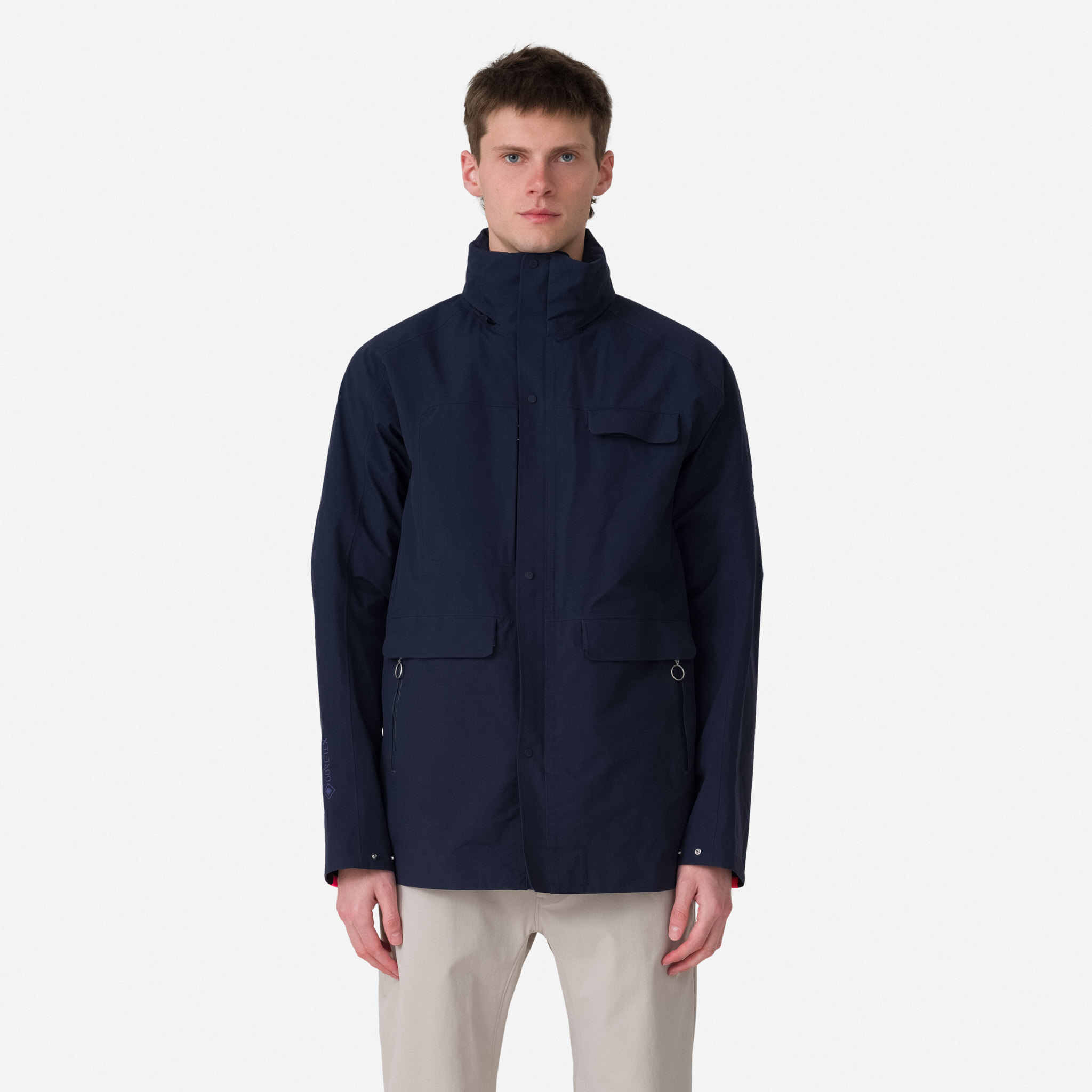 Agasalhos Rapha Insulated GORE-TEX Field Coat Masculino Azul Marinho Azul Marinho | AUTDM2963