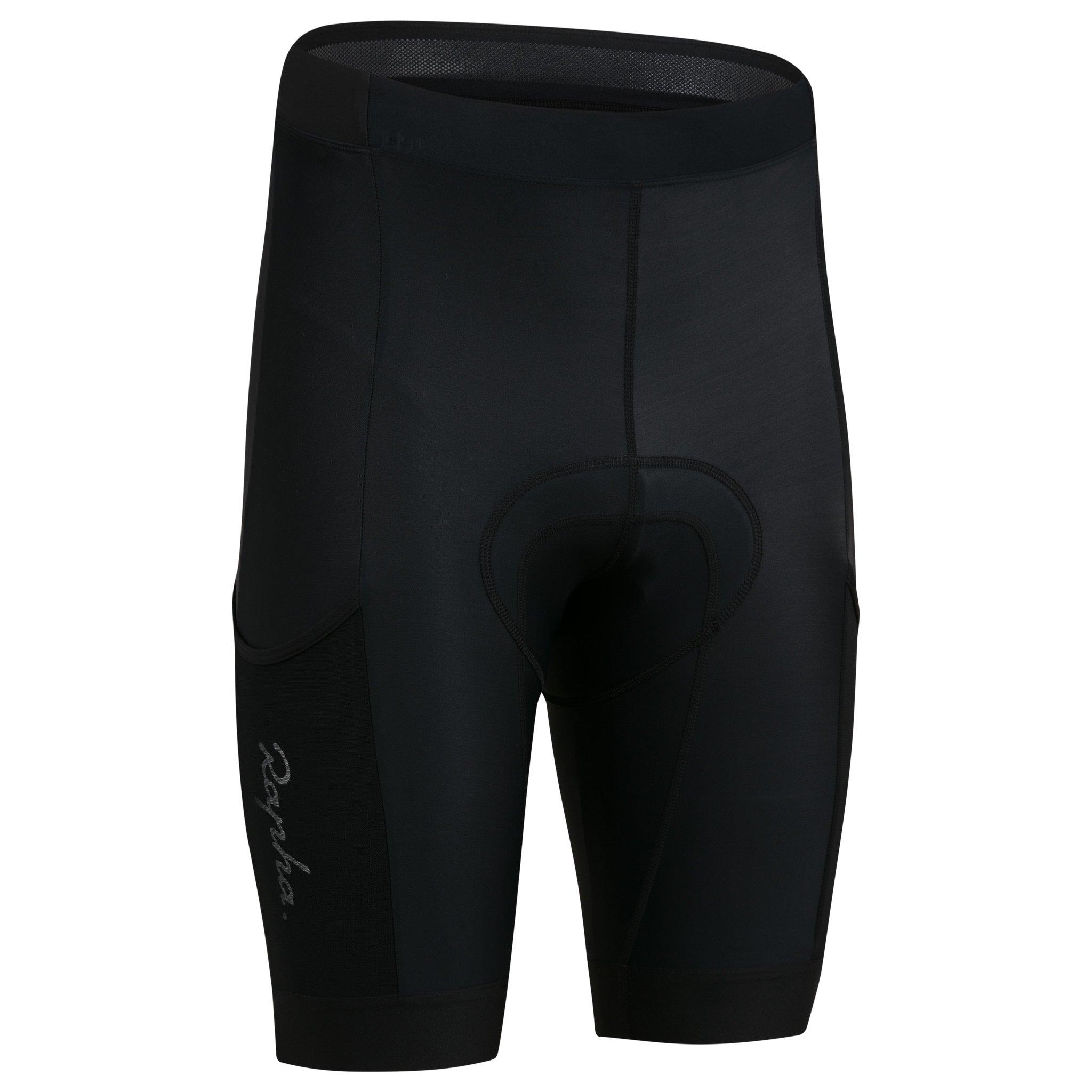 Calção Rapha Cycling with Pockets Masculino Pretas | GNWAY7159