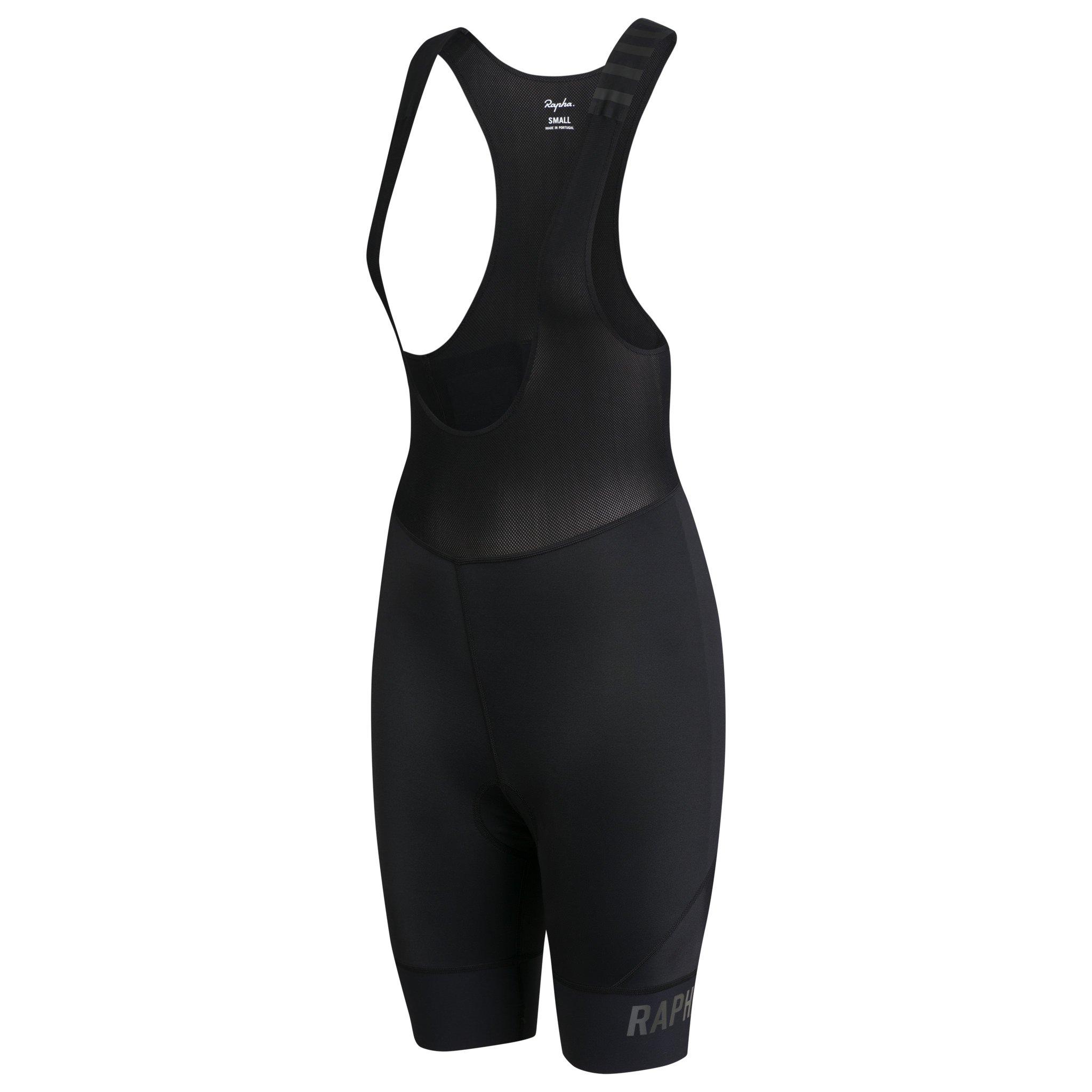 Calção Rapha Pro Team Bib Feminino Pretas Pretas | EJVUR1470