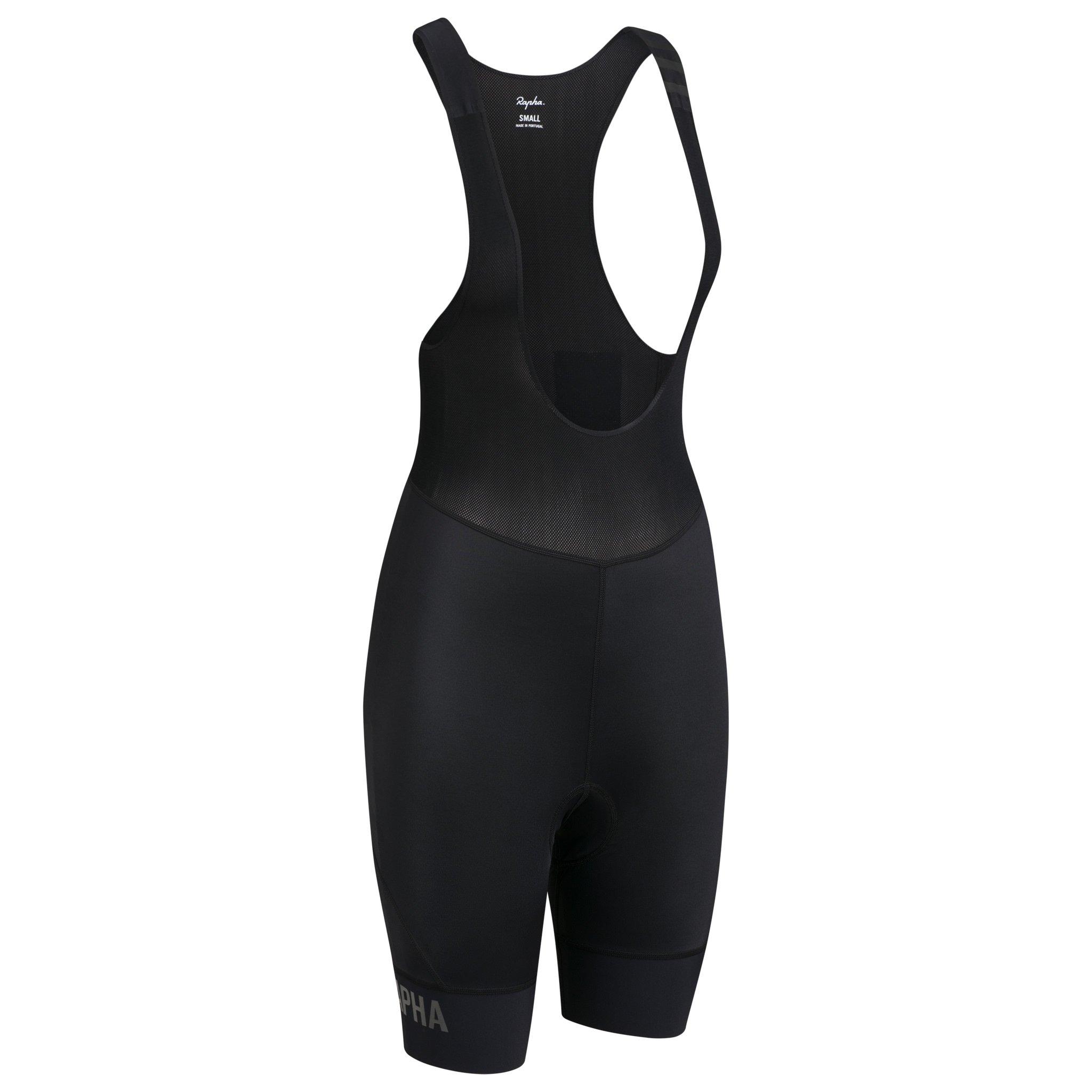 Calção Rapha Pro Team Bib Feminino Pretas Pretas | EJVUR1470