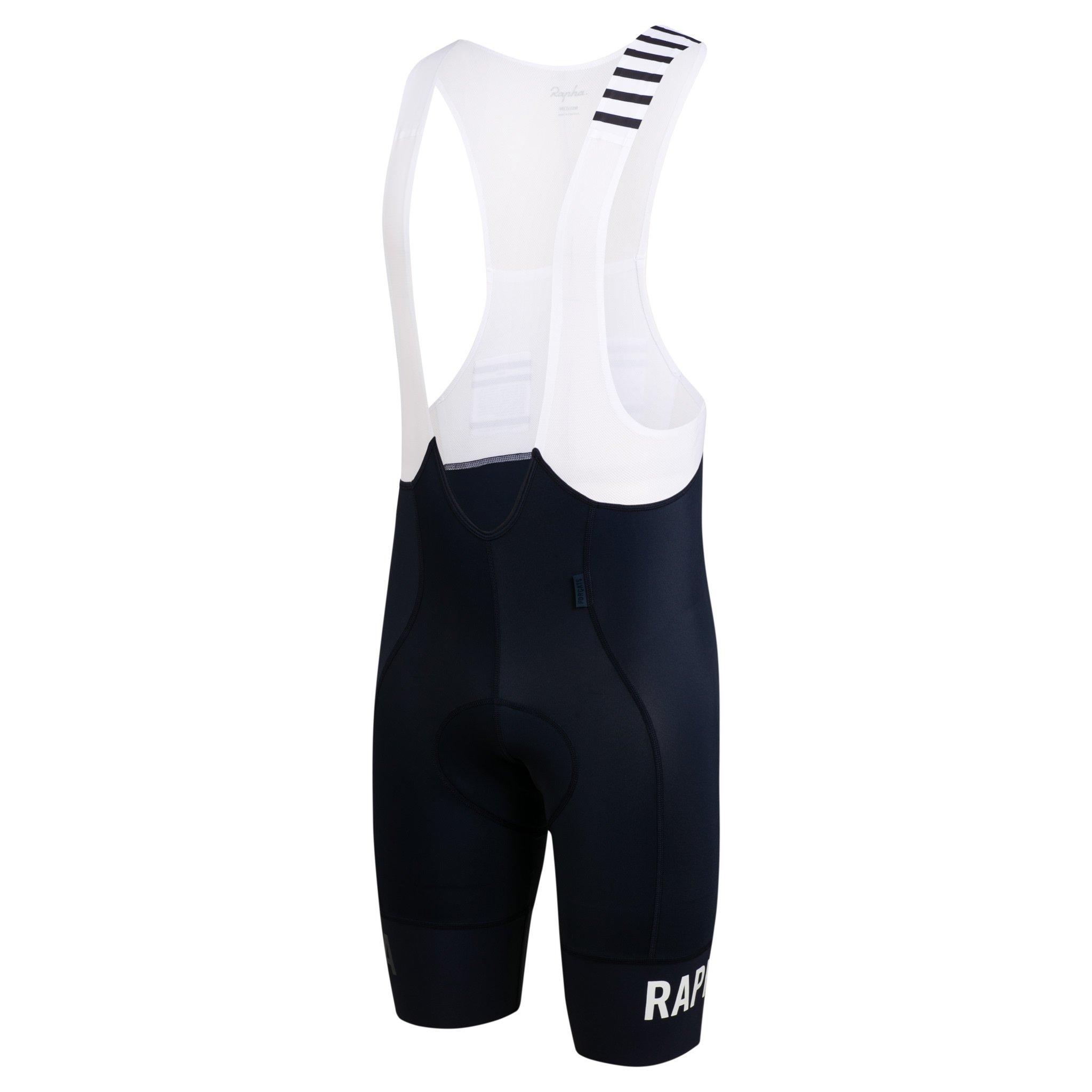 Calção Rapha Pro Team Cycling Bib Masculino Azul Marinho Branco | PNTSF2754