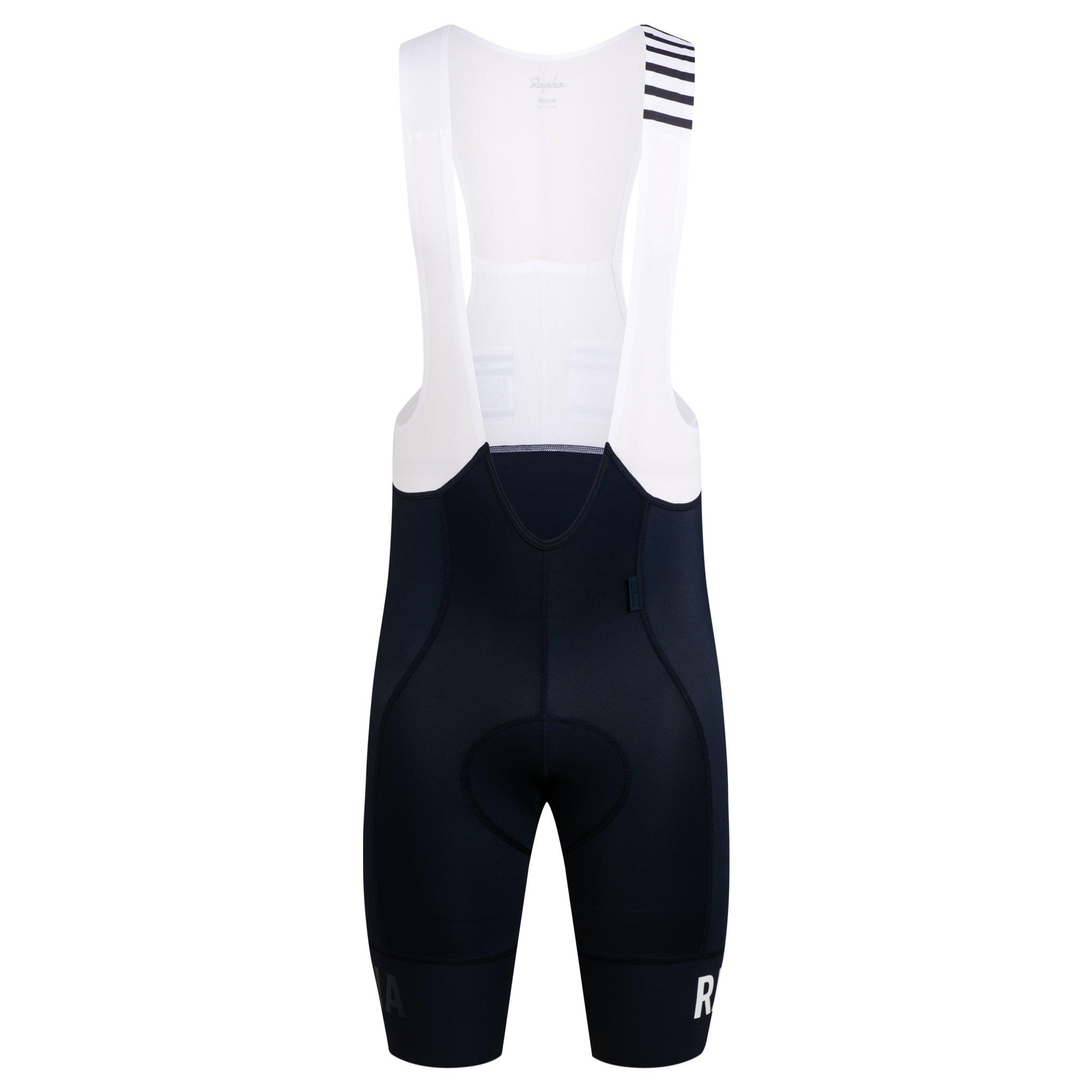 Calção Rapha Pro Team Cycling Bib Masculino Azul Marinho Branco | PNTSF2754