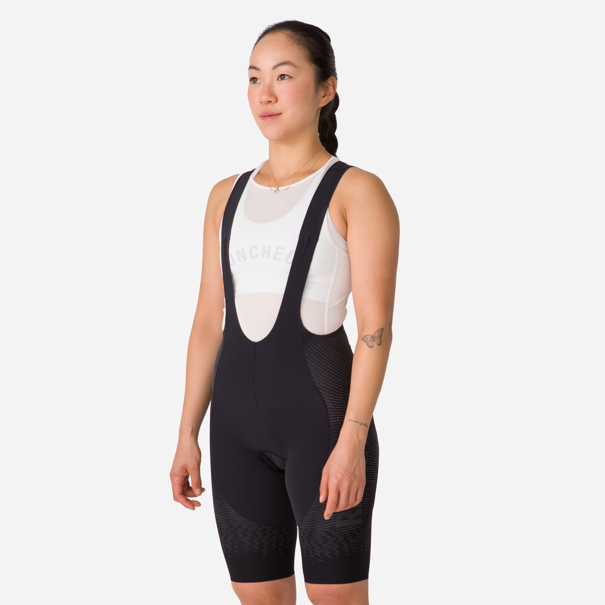 Calção Rapha Pro Team Powerweave Bib Feminino Pretas | LBZCJ4267