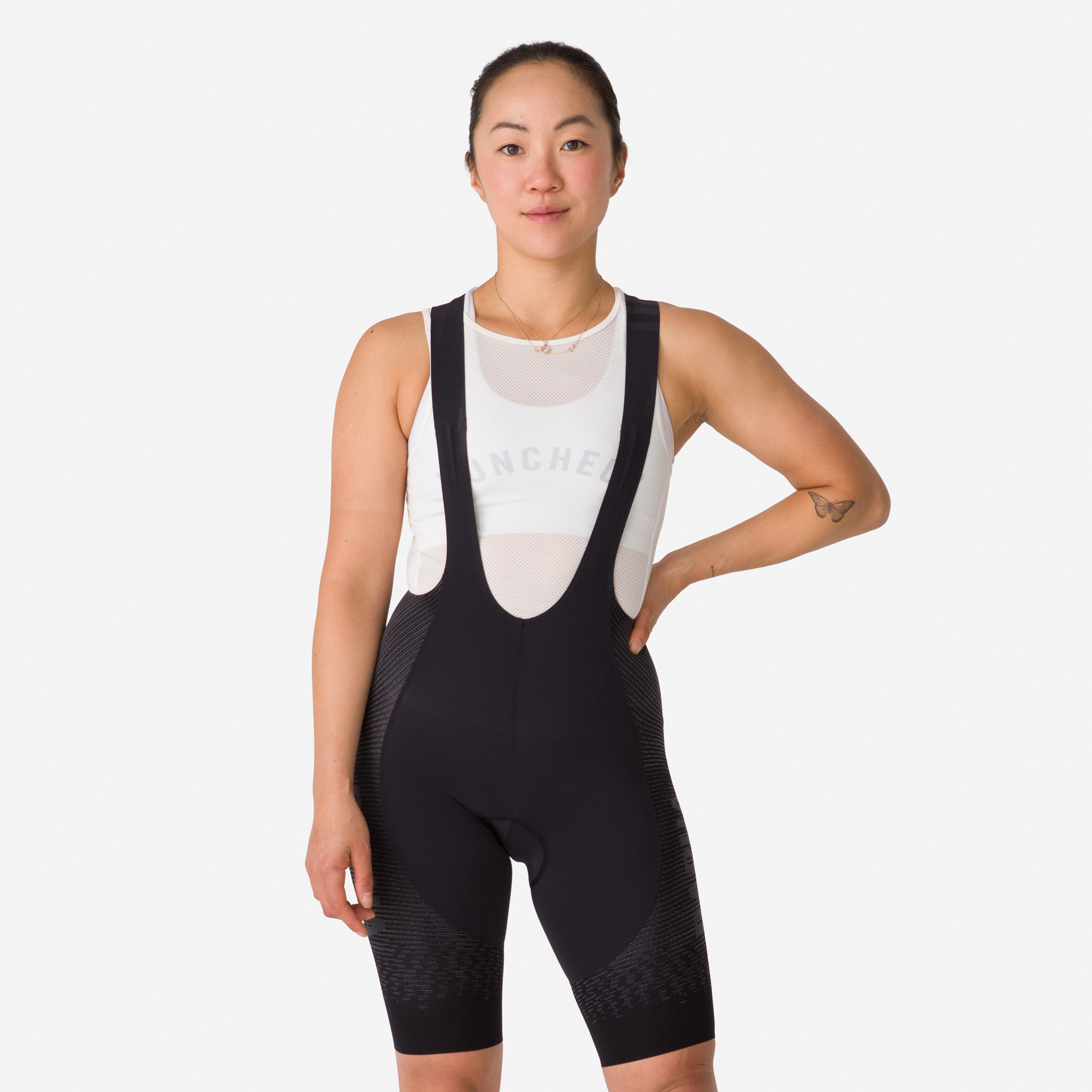 Calção Rapha Pro Team Powerweave Bib Feminino Pretas | LBZCJ4267