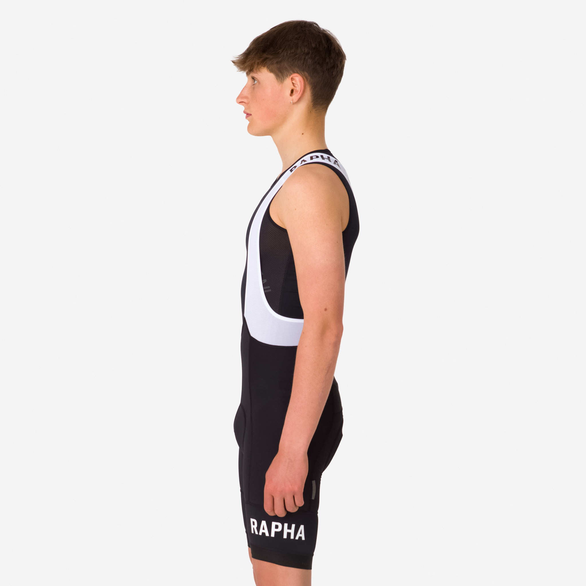 Calção Rapha Pro Team Treino Bib Masculino Pretas Branco | BRIAP6130