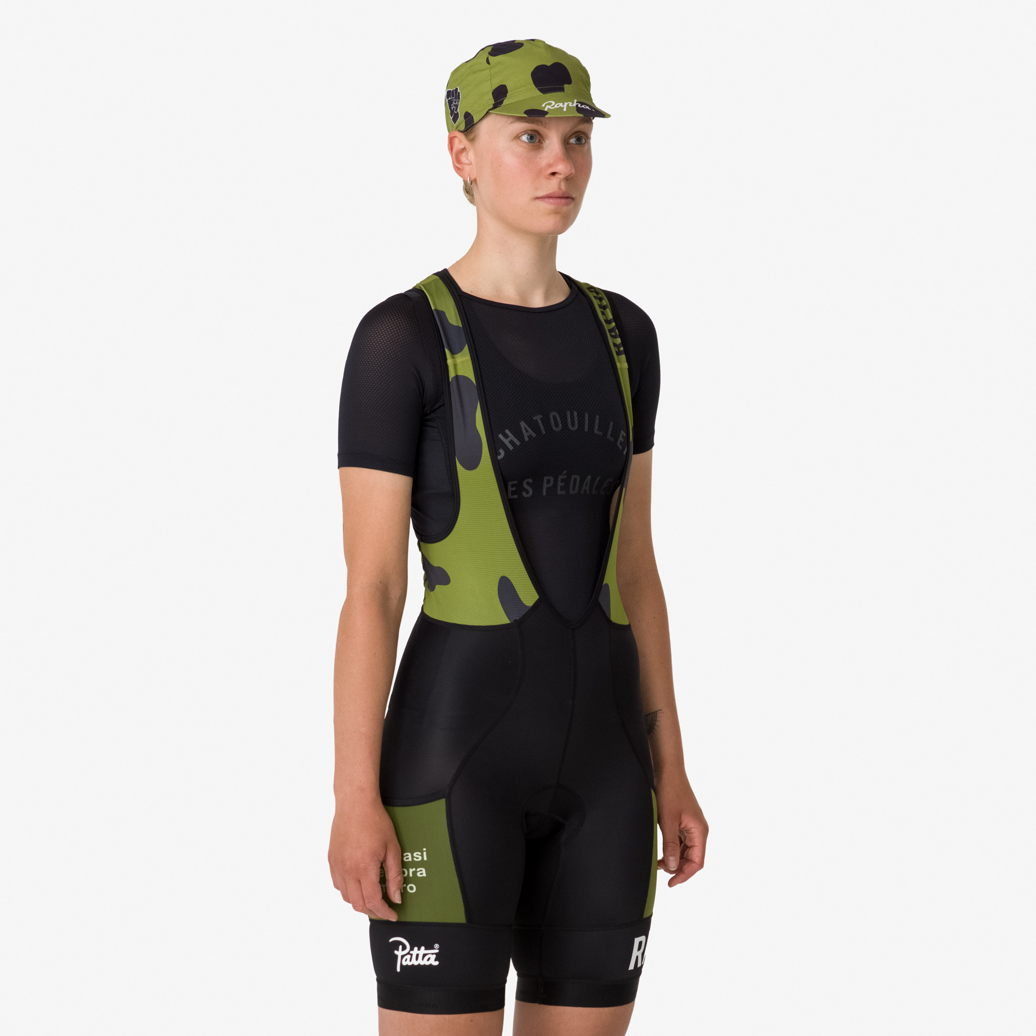 Calção Rapha Rapha + Patta Pro Team Treino Cargo Bib Feminino Multicolour | DHTPA2916