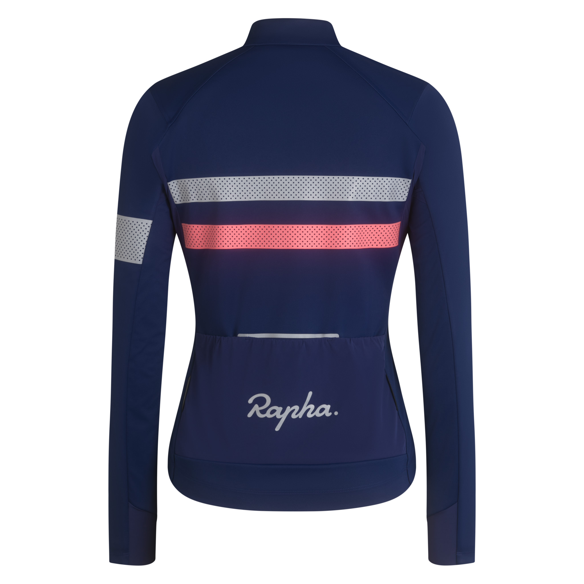 Camisas Rapha Brevet LS Gore-Tex Infinium Feminino Azul Marinho Rosa | ALRKX2056