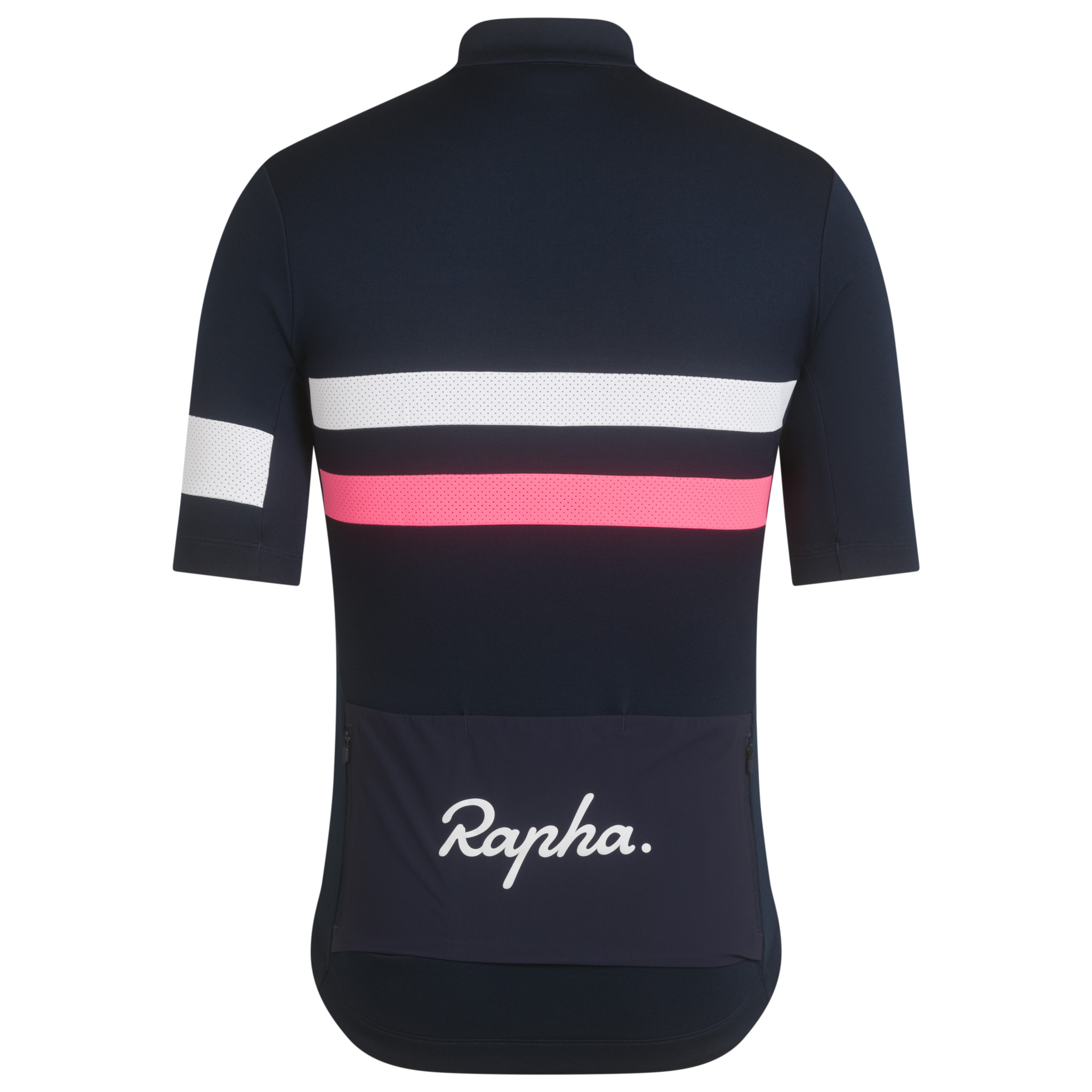 Camisas Rapha Brevet Masculino Azul Marinho Rosa Branco | SDHNP1832