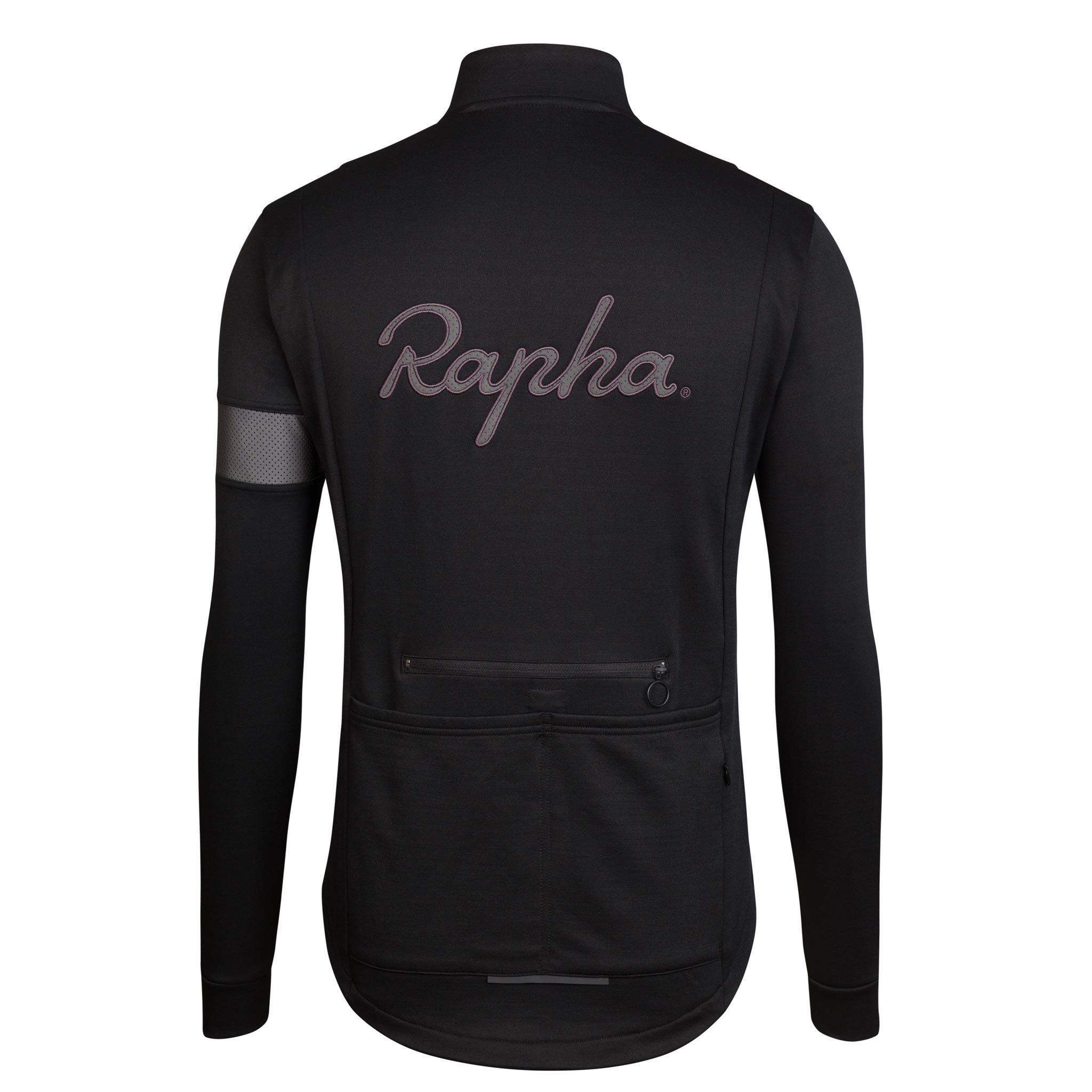 Camisas Rapha Inverno Windproof Masculino Pretas | PSJGF2358