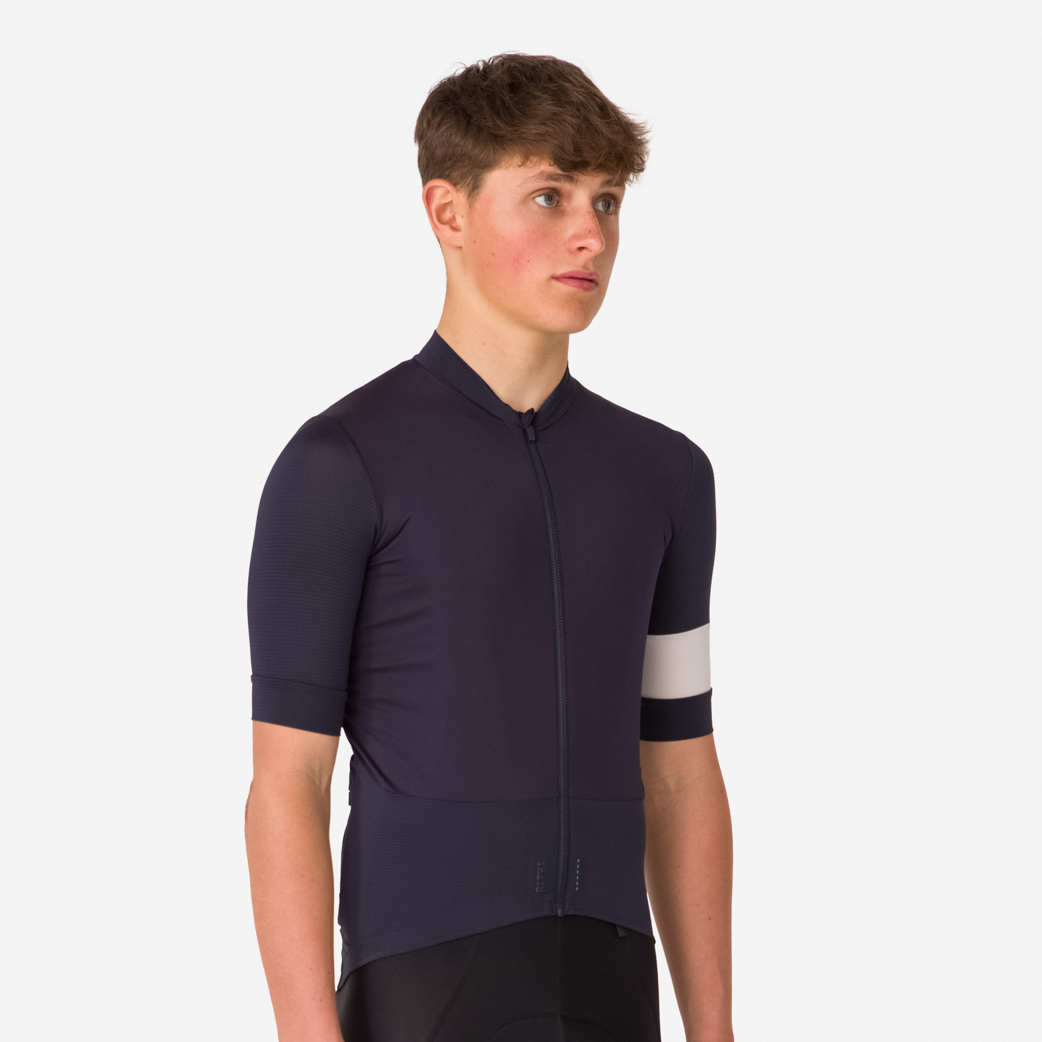 Camisas Rapha Pro Team Cycling Warm Equitação Masculino Azul Marinho Branco | GQUBA5927