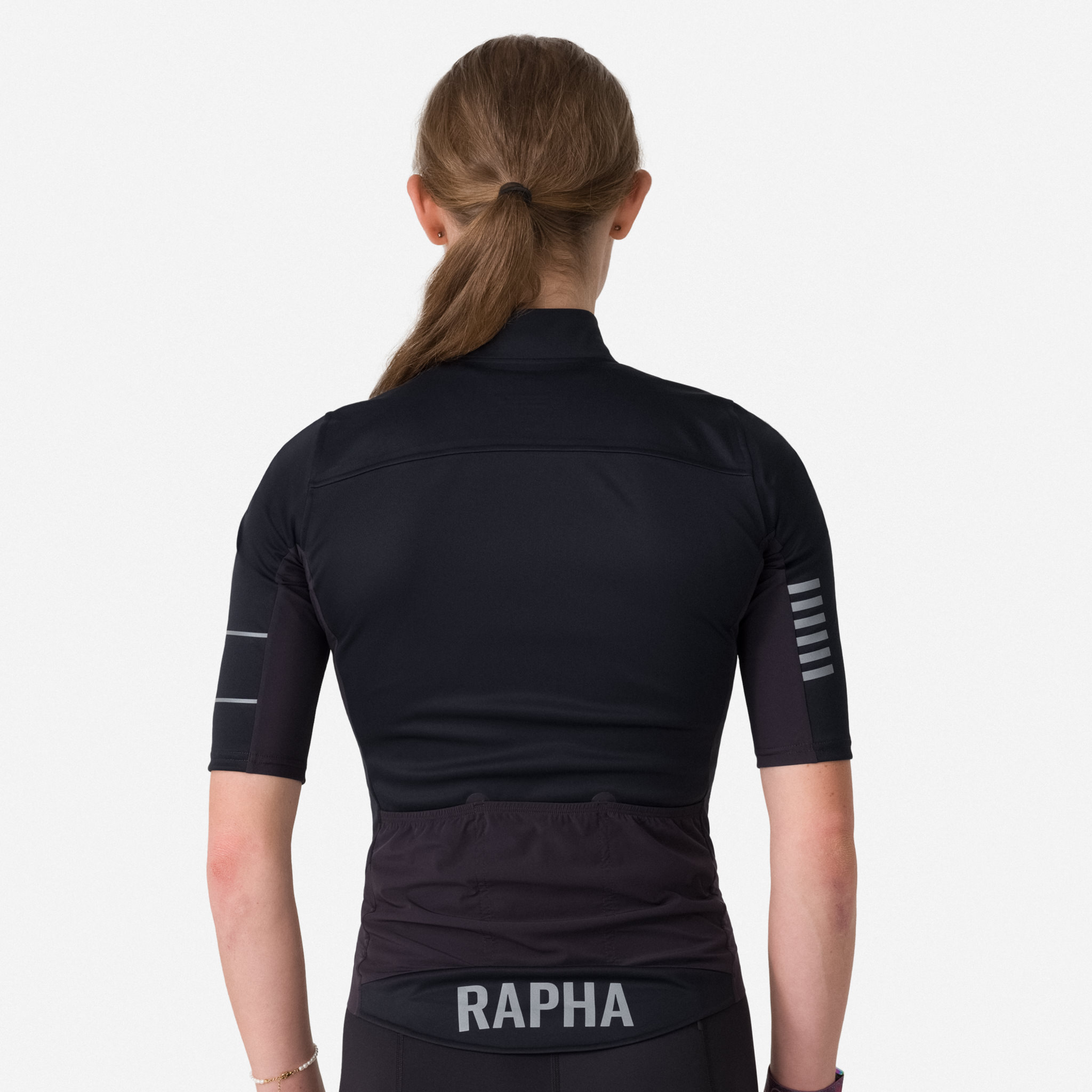 Camisas Rapha Pro Team GORE-TEX INFINIUM Feminino Pretas Prateadas | LUSJY9431