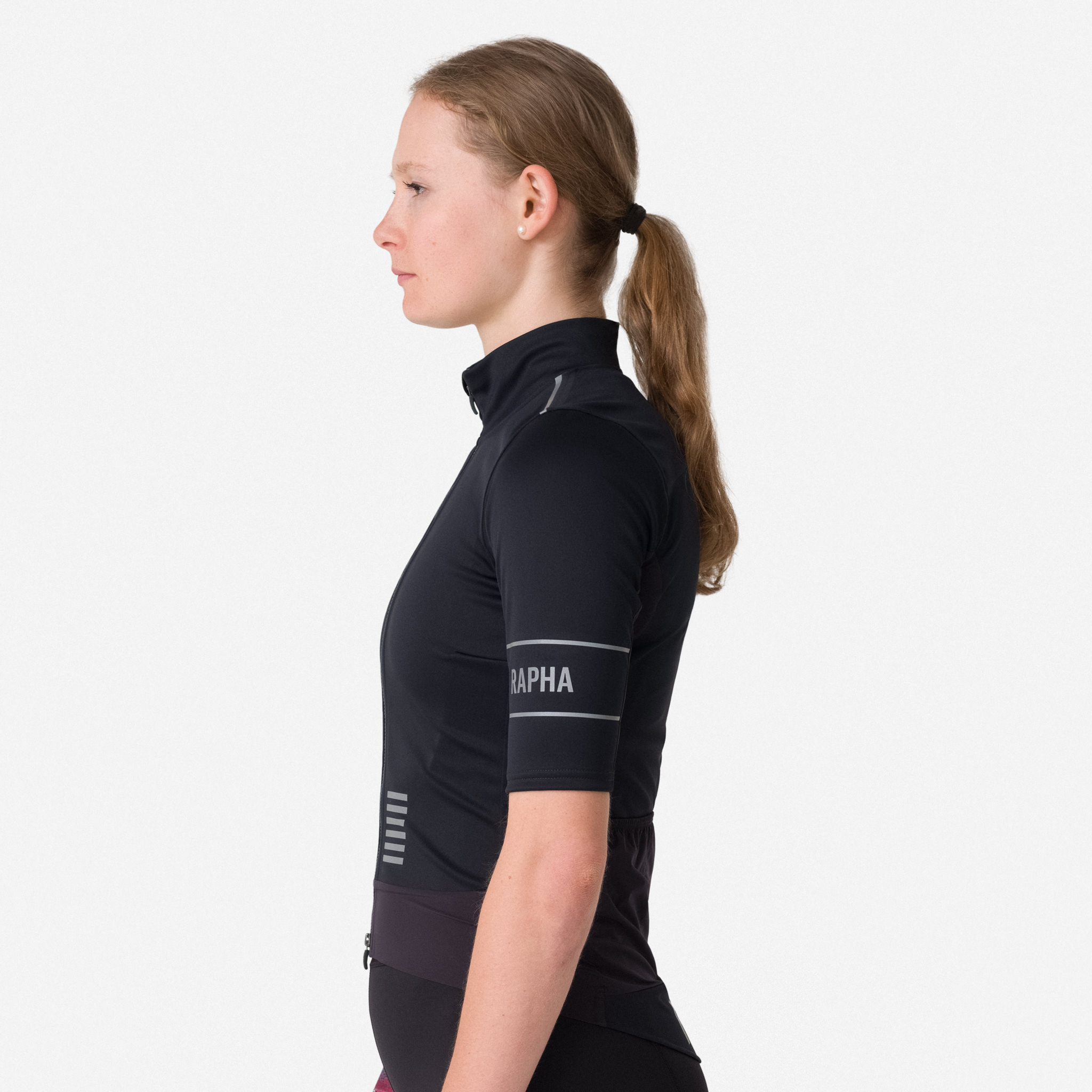 Camisas Rapha Pro Team GORE-TEX INFINIUM Feminino Pretas Prateadas | LUSJY9431