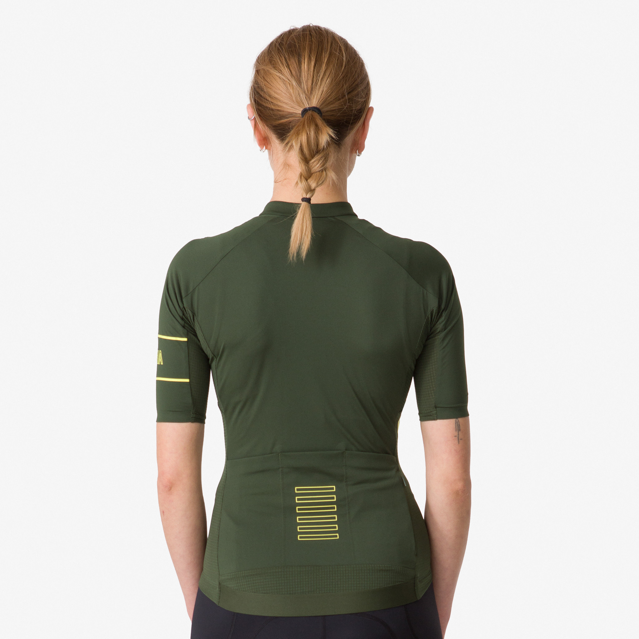 Camisas Rapha Pro Team Leves Feminino Verde Oliva Escuro Verdes | TSVRQ1078