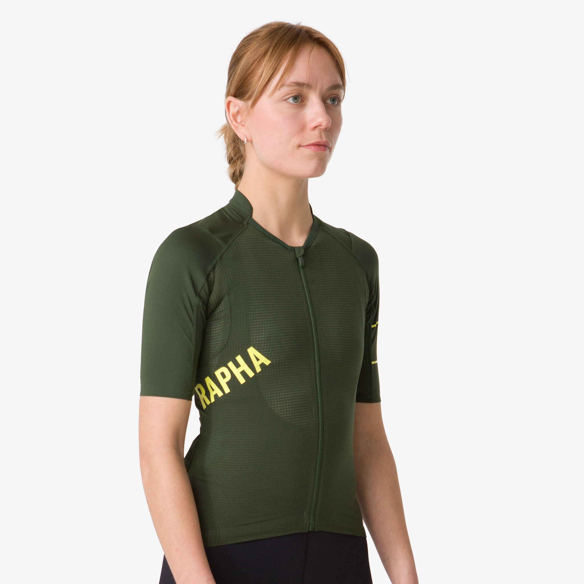 Camisas Rapha Pro Team Leves Feminino Verde Oliva Escuro Verdes | TSVRQ1078