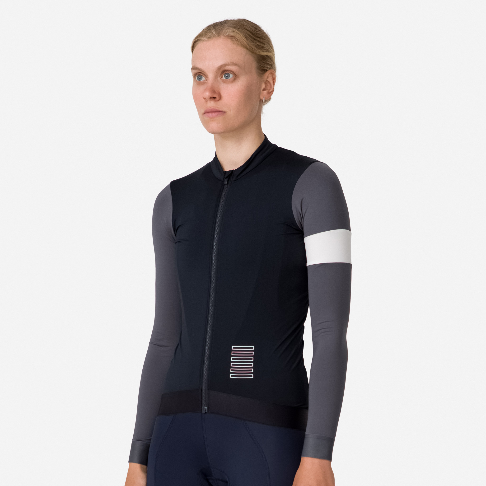 Camisas Rapha Pro Team Long Sleeve Treino Feminino Pretas Cinzentas Escuro | FXGSK2974