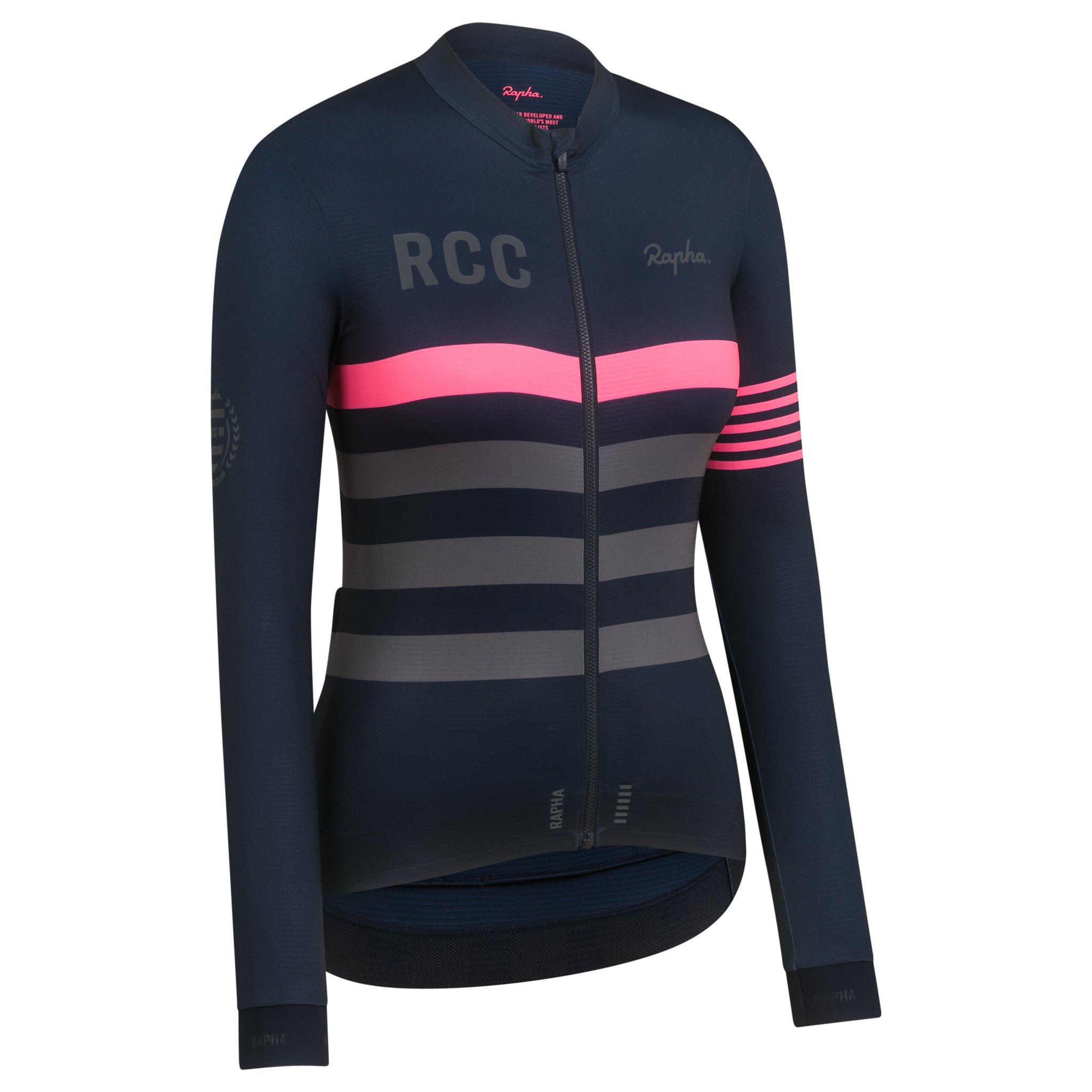 Camisas Rapha RCC Pro Team Long Sleeve Feminino Azul Marinho | UNERM0943