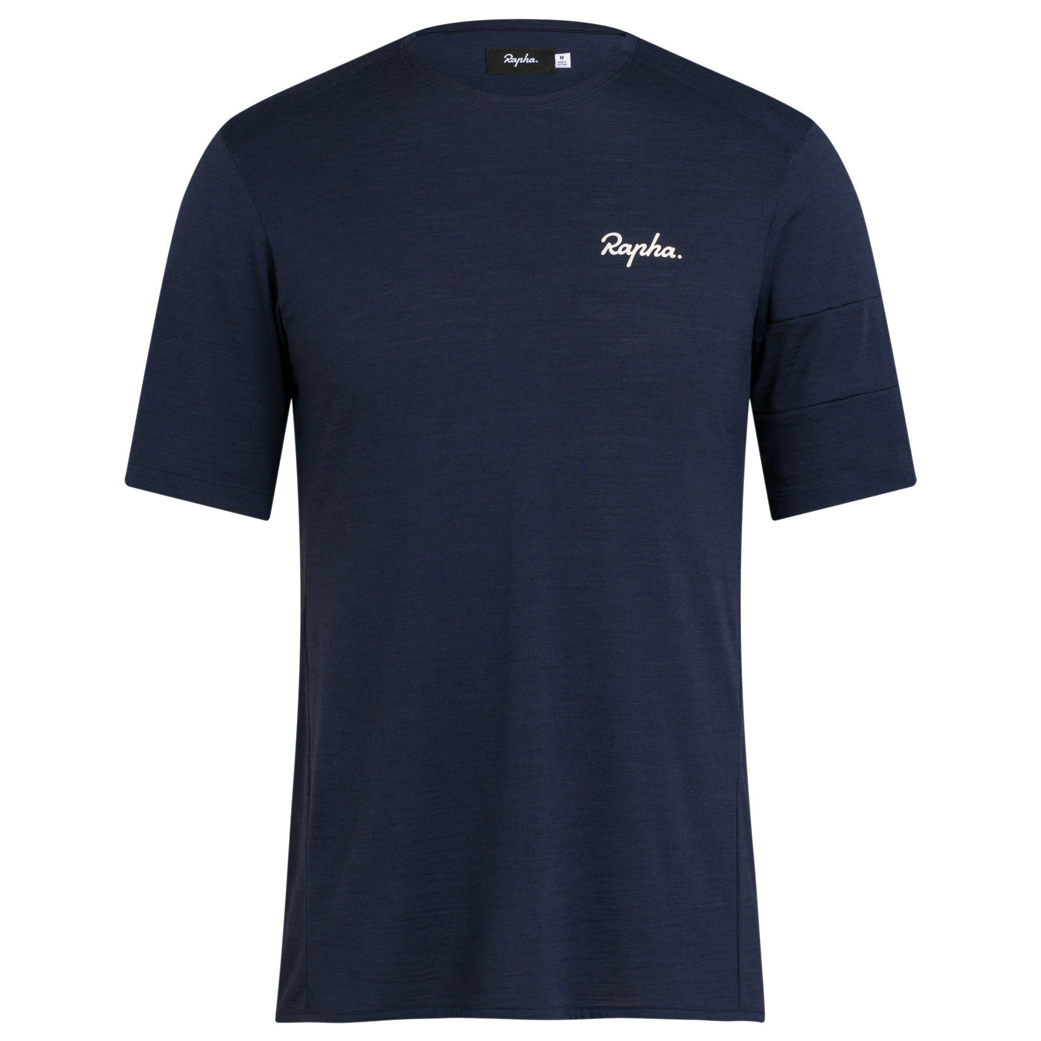 Camiseta Rapha Explore Merino Masculino Azul Marinho | SUJPC5798