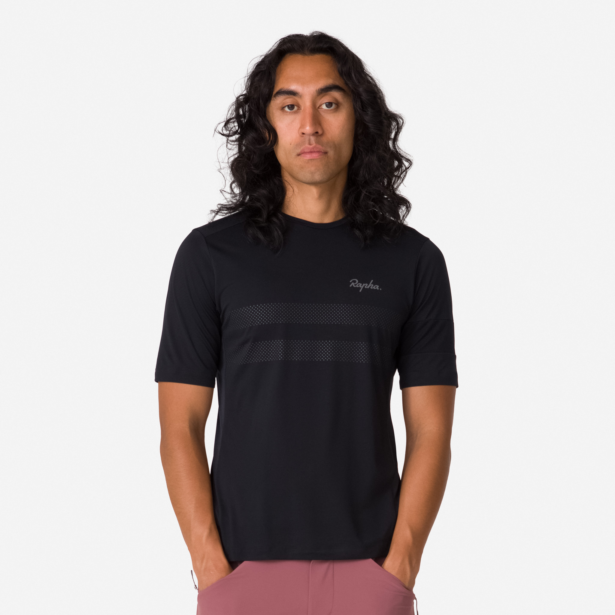 Camiseta Rapha Explore Technical Masculino Pretas Cinzentas Escuro | BVPCZ9273