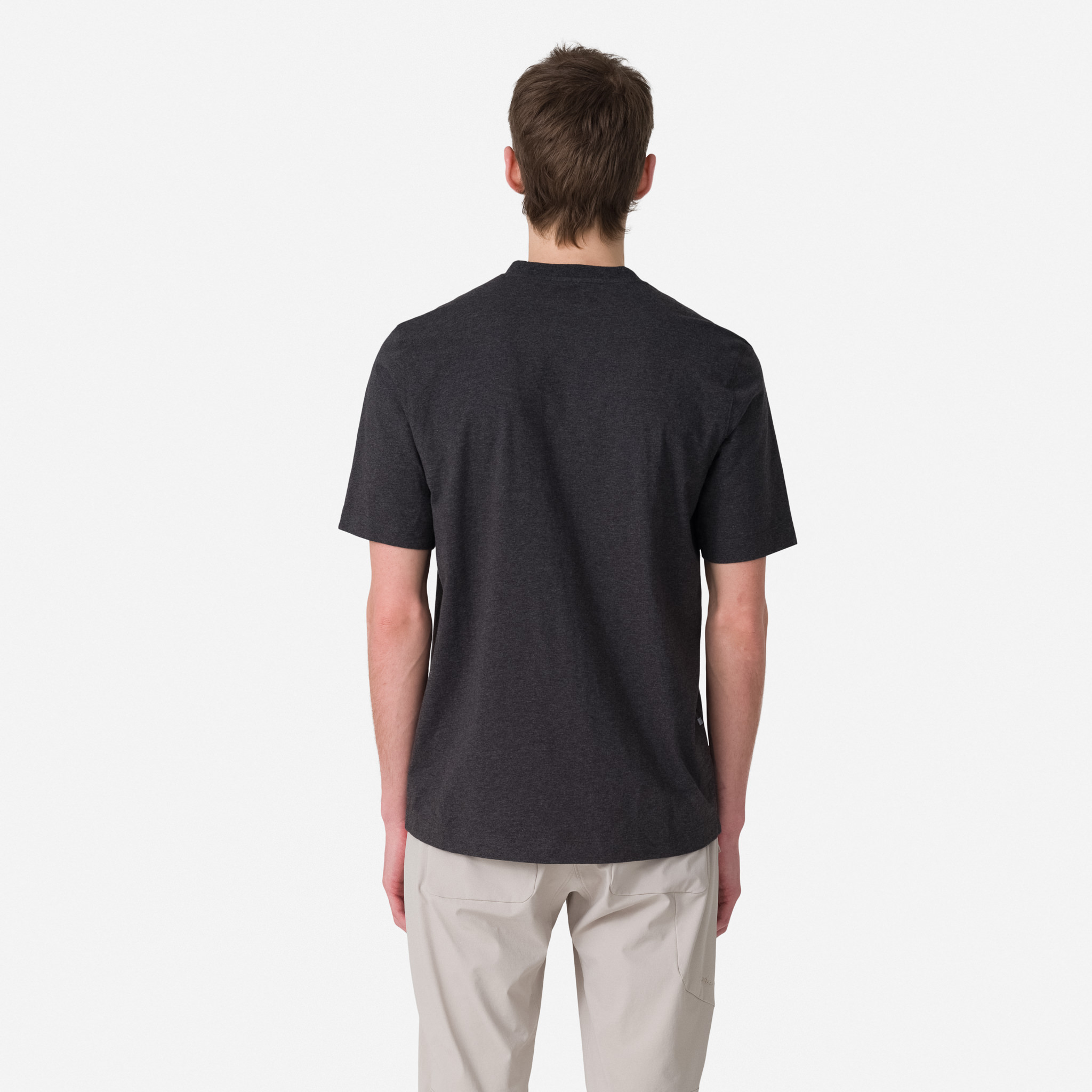 Camiseta Rapha Logo Pocket Masculino Cinzentas Pretas | IEPQX9504