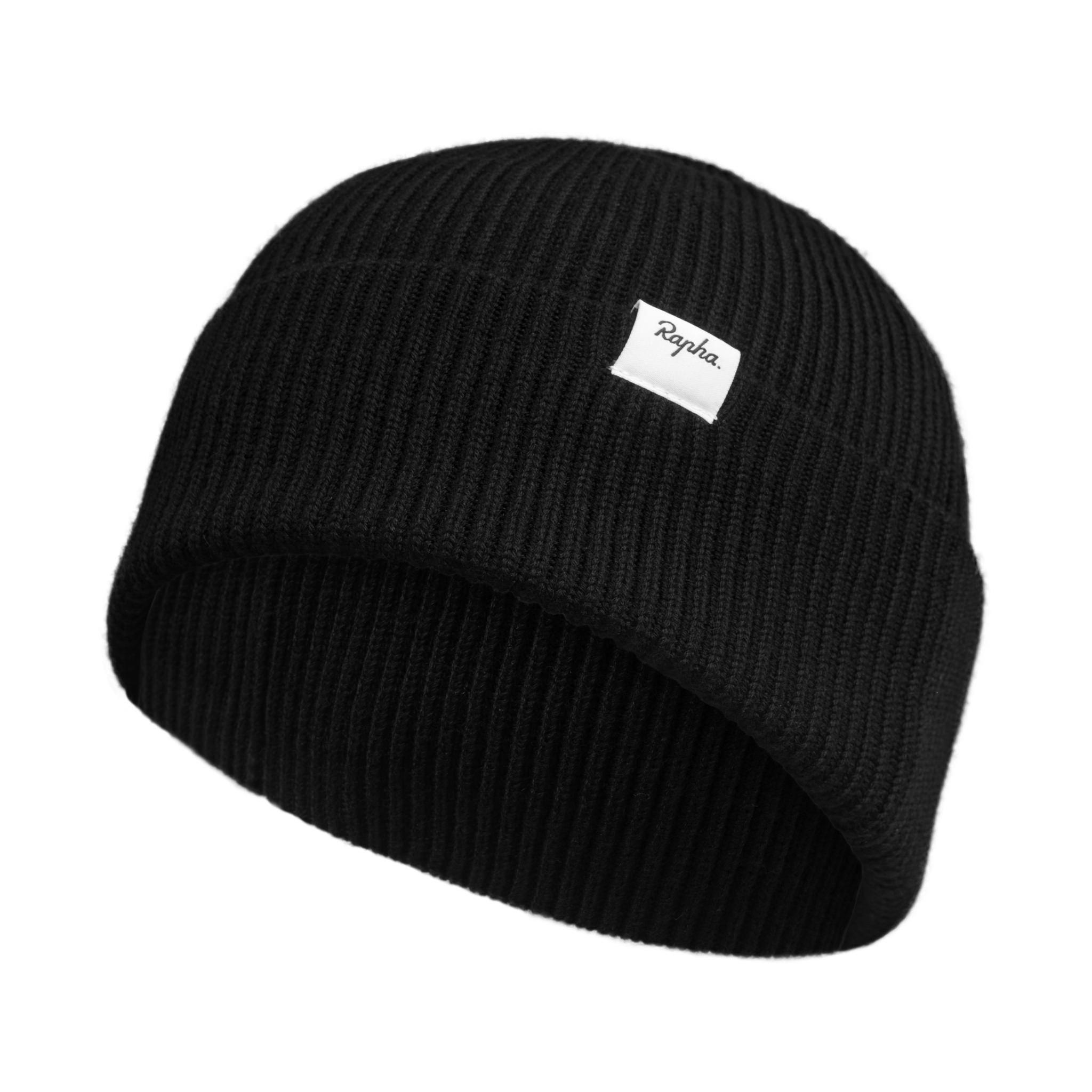 Chapeus Rapha Logo Merino Beanie Pretas | SPRHF9045