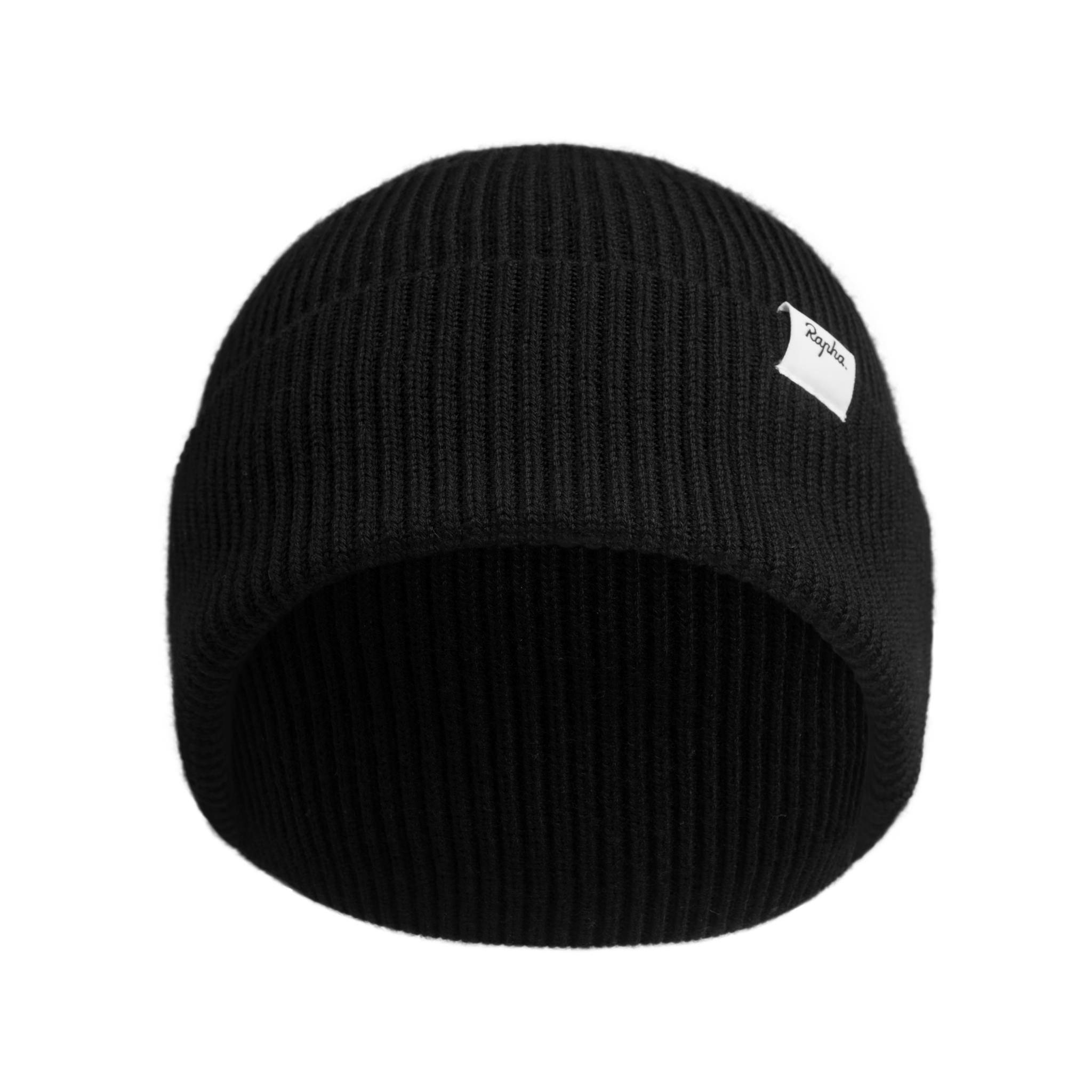 Chapeus Rapha Logo Merino Beanie Pretas | SPRHF9045