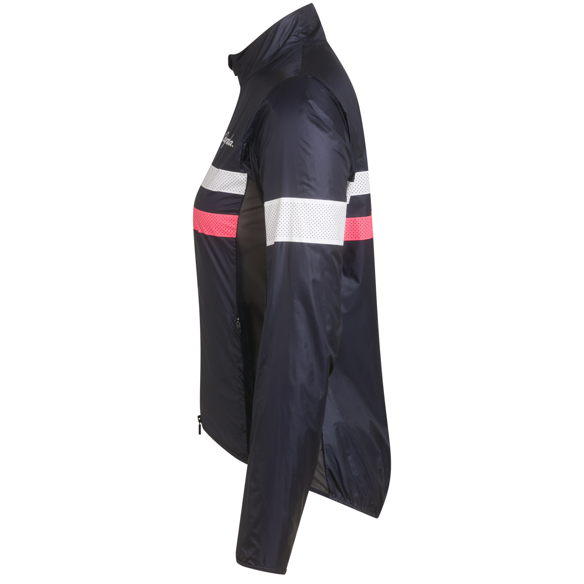 Jaquetas Rapha Brevet Vento Feminino Azul Marinho Rosa Branco | NALHX2490