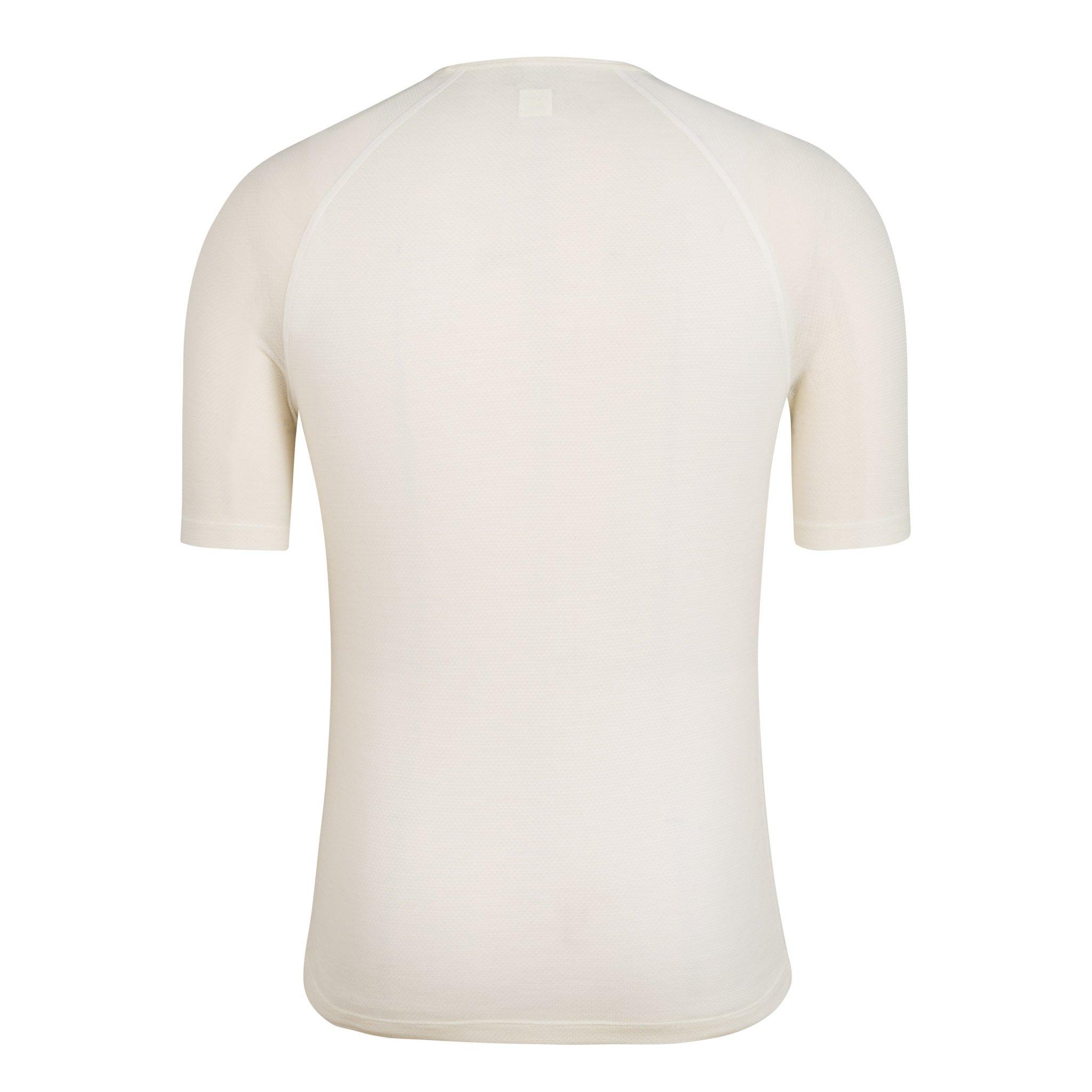 Topos da Camada Base Rapha Merino Mesh Curta Sleeve Masculino Creme | EIOXJ0641