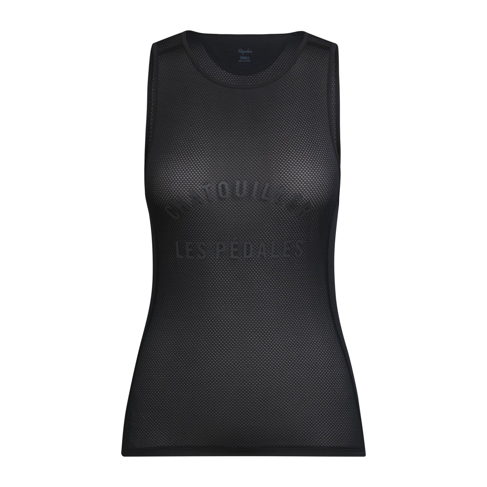 Topos da Camada Base Rapha Pro Team Sem Manga Feminino Pretas | IBLPE3671